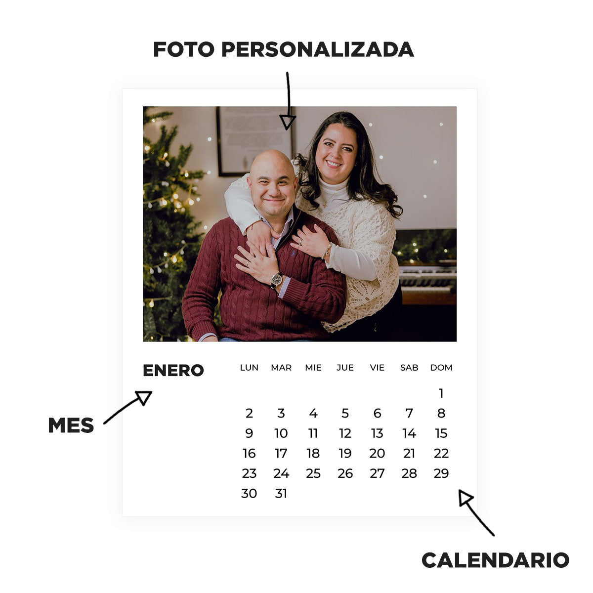 Imán Calendario